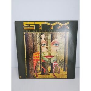 Styx The Grand Illusion 1977 Vinyl Album LP SP4637 AM Records Classic